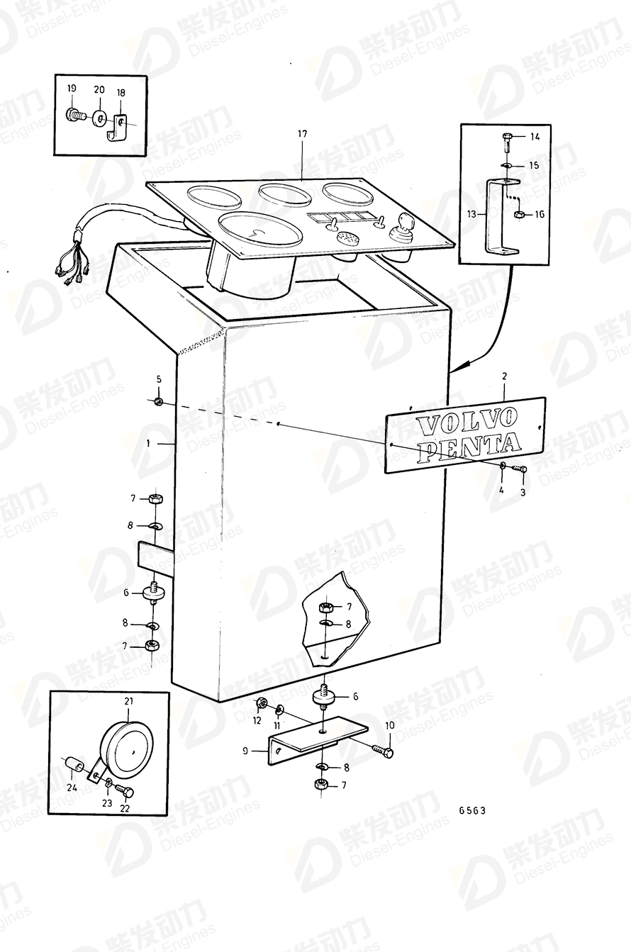 volvo penta Screw 955317 Drawing volvo penta Screw 955317 Drawing